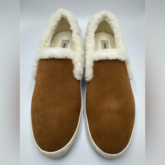 Birdies Shoes - Birdies The Swift Sequoia Suede Faux Fur Brown 9